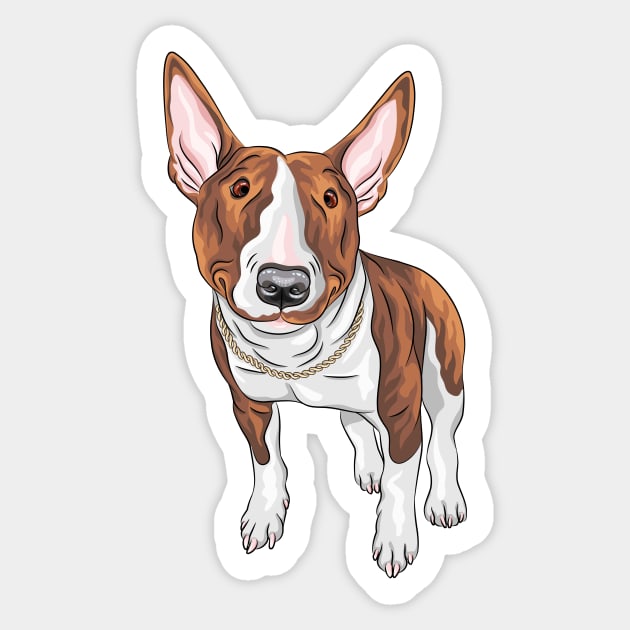 Bull Terrier Sticker by NewWorldIsHere